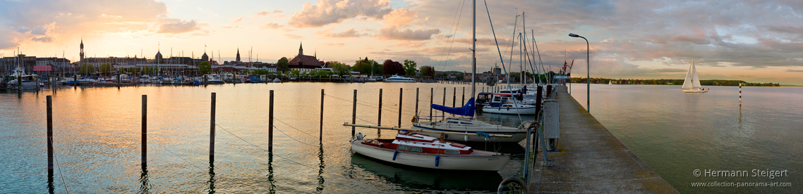 Abendstimmung im Konstanzer Hafen Abendstimmung im Konstanzer Hafen