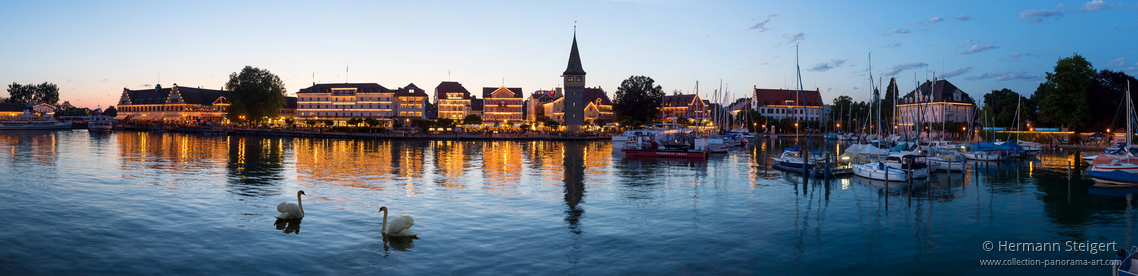 Abendstimmung im Lindauer Hafen Abendstimmung im Lindauer Hafen