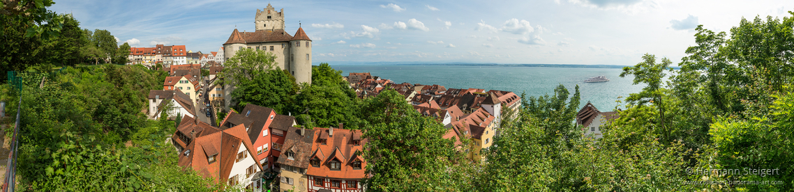 Blick auf die Burg von Meersburg