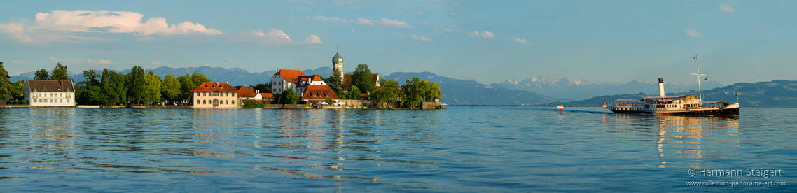 Blick auf die Halbinsel Wasserburg Blick auf die Halbinsel Wasserburg