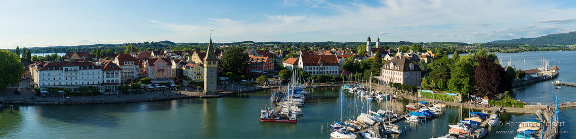 Blick vom Leuchtturm auf Lindau