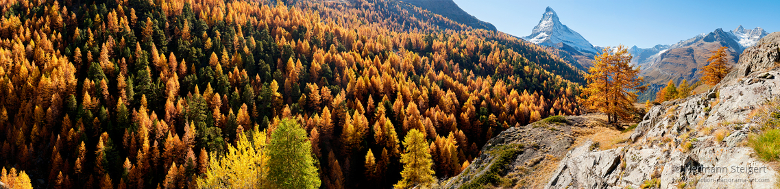 Herbststimmung mit Blick auf das Matterhorn Herbststimmung mit Blick auf das Matterhorn