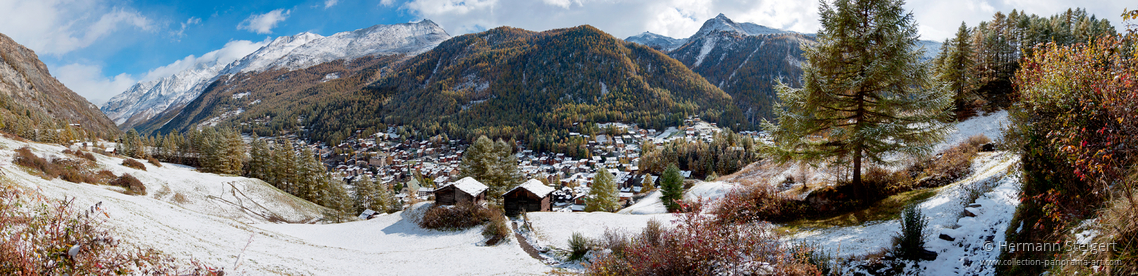 Neuschnee in Zermatt