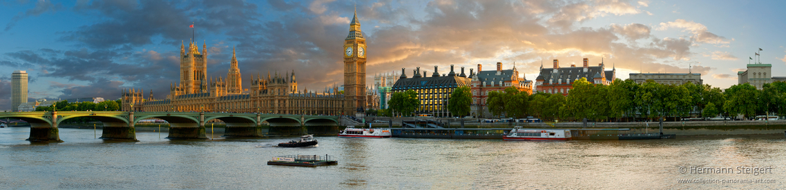 The Houses of Parliament and Westminster Bridge