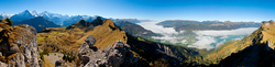 360 Grad Panorama Blick von der Schynigge Platte