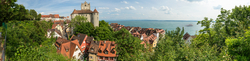 Blick auf die Burg von Meersburg