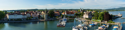 Blick vom Leuchtturm auf Lindau