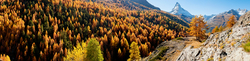 Herbststimmung mit Blick auf das Matterhorn