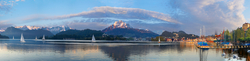 Luzern Altstadt und Vierwaldstättersee