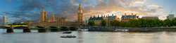 The Houses of Parliament and Westminster Bridge